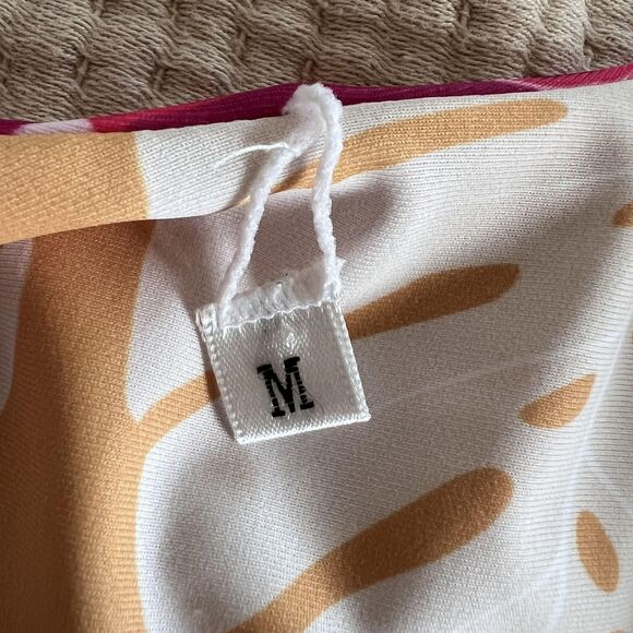 Sweet Honey Hawaii Reversible One Piece Swimsuit Women Medium Monstera Floral - Picture 6 of 9